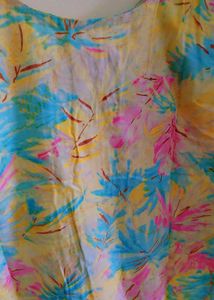 Vibrant Abstract Print Kurti