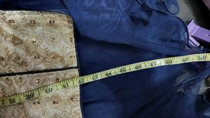 Embroidered Jacket style long kurta