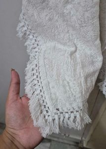 Boho White Kaftan Cover-Up