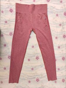 Red Seamless Sports Tights