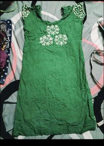 Green Ethnic Kurta