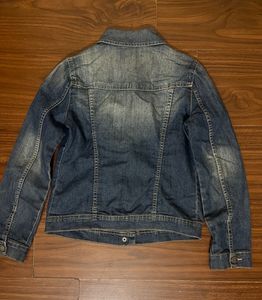Benetton Jeans Vintage Fitted Denim Jacket