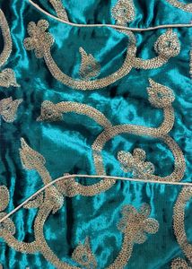 Emerald Green Embroidered Blouse Never Used