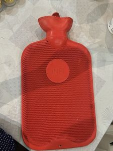 Cozy Red Hot Water Bottle