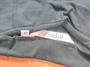 Stylish Teal Wide Leg Cropped Pants