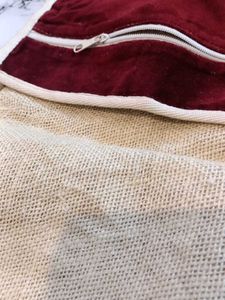 A Fancy velvet jute bag for your cutie pie