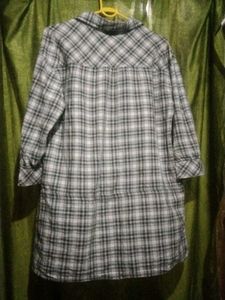 Plaid Tunic Shirt