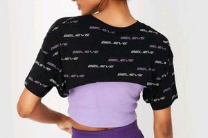 MAX Lavender Ribbed Crop Top