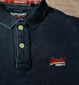 Superdry Men's Navy Polo T-Shirt