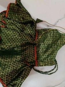 Green Ethnic frock