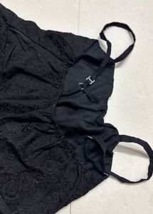 Elegant Black Lace Top