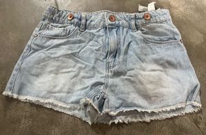 Zara Girls Denim Shorts 13/14 Yrs Old