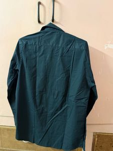 Men's Black Long Sleeve Button-Up Shirt