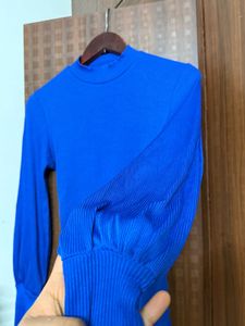 Imported 🛍️Blue Ribbed Top💙 (Fixed)