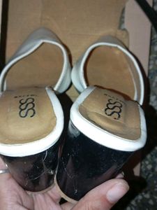 White Pointed Toe Mules - SSS
