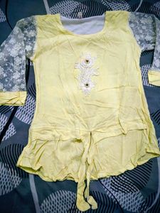 Yellow Floral Top