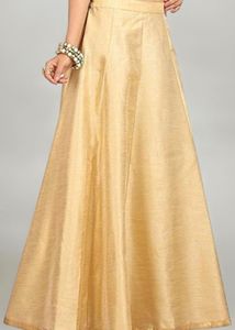 Elegant Gold Ethnic Skirt