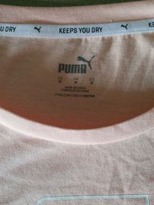 Puma Peach Graphic T-Shirt