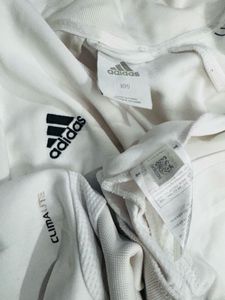 Adidas White Track Jacket