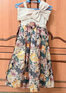 Floral Print Off-Shoulder Dress