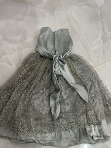 Stunning Embellished Grey frock