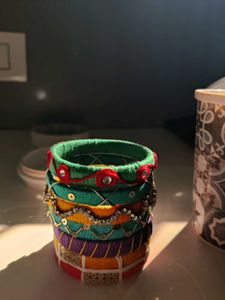 navratri Colorful Handmade Bangles