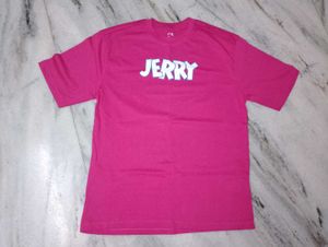 Pink 'Jerry' Graphic Tee