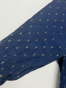 Elegant Navy Blue Kurta Set with Dupatta