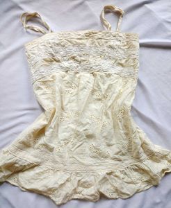 Boho Eyelet Lace Cami Top