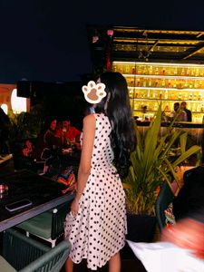 Polka Dot Fit &amp; Flare Dress