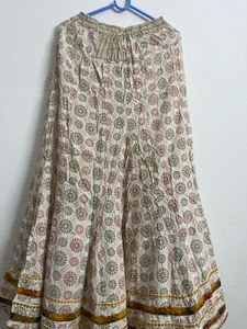 Stylish Yellow Printed Kurta with plazo