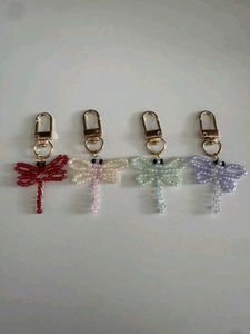 Beaded Dragonfly Keychain