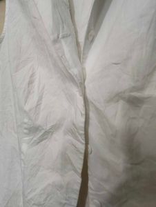 Sleeveless White Waist
