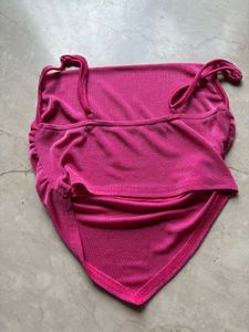 Vibrant Pink Bikini Top