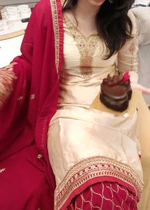 Heavy Embroidered Sharara Set