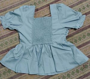 Blue peplum Top 🔵🔵