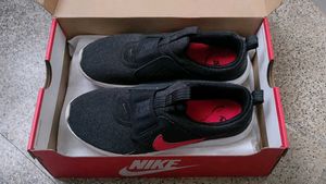 Nike Black Red Slip-On Sneakers