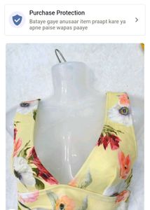 H&M Floral Print Bralette Top