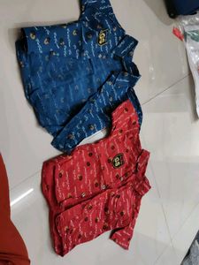 Boys Red "Skates Roller" Polo Shirt