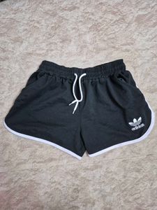 adidas black mini shorts ♡☆