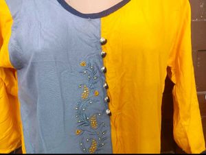 Stylish Color Block Kurta