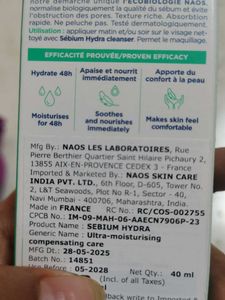 Bioderma Sebium Hydra Moisturiser