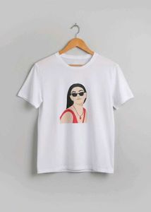 Graphic Print White T-Shirt