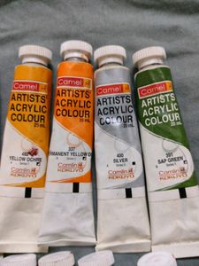 15 Camel Colour, Acrylic Paint &amp; Varnish