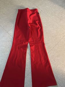 Red Flare Pants
