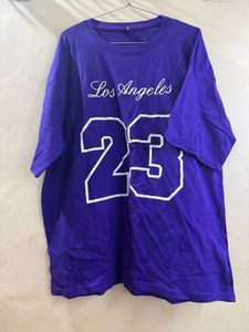 Purple Los Angeles "23" Graphic T-Shirt