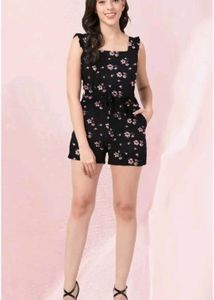 Cute Floral Jumpsuit