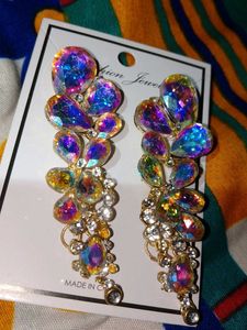Beutiful Shiny Earings For Wedding, Party Wear