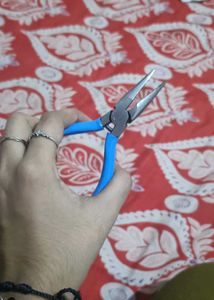 Blue Handle Long Nose Pliers