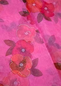 Floral Organza Saree